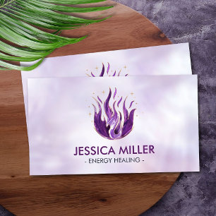 Violet flame - Amethyst Business Card