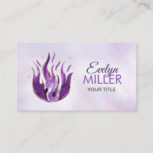 Violet flame - Amethyst Business Card