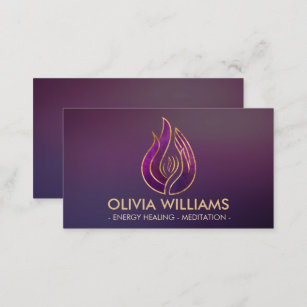 Violet flame - Purple Flame Business Card