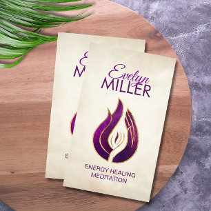 Violet flame - Purple Flame Business Card