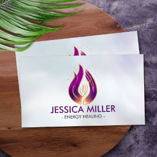 Violet flame - Purple Flame Business Card