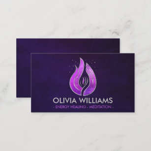 Violet flame - Purple Flame Business Card