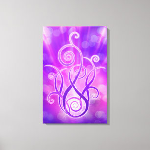 Violet Flame / Violet Fire Canvas Print