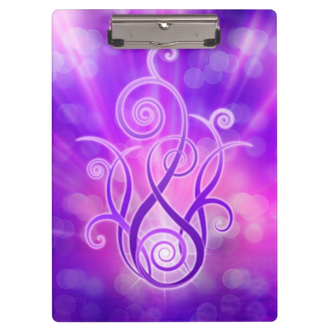 Violet Flame / Violet Fire Clipboard (Front)