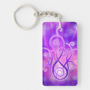 Violet Flame / Violet Fire Key Ring