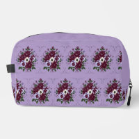 Violet Floral Toiletry Kit