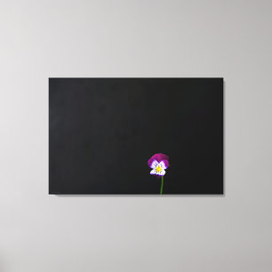 Violet Flower 36x24 (90x60cm) waccnm Canvas Print