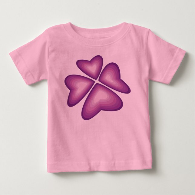 violet flower baby T-Shirt (Front)