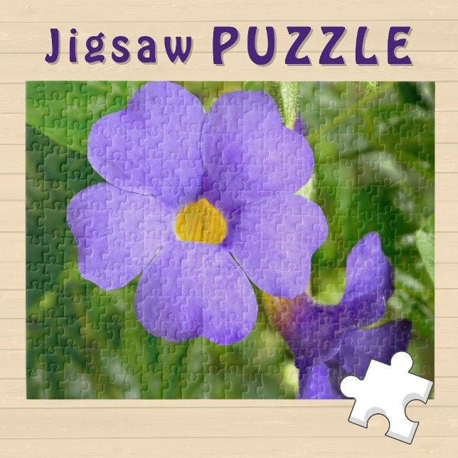 Violet Flower blooming aesthetic Photo -  Jigsaw Puzzle (Creator Uploaded)