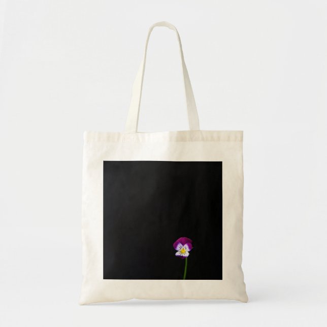 Violet Flower btm Tote Bag (Front)