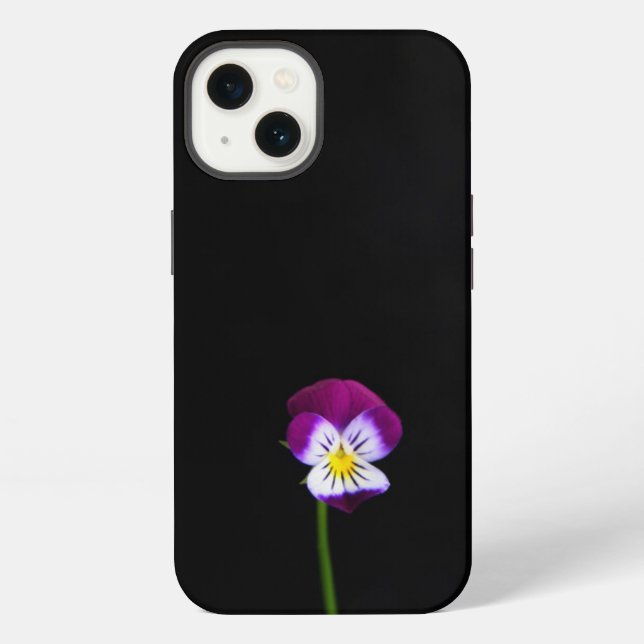 Violet Flower iphcnm iPhone Case (Back)