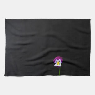 Violet Flower ktcna Tea Towel