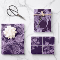 violet flower pattern