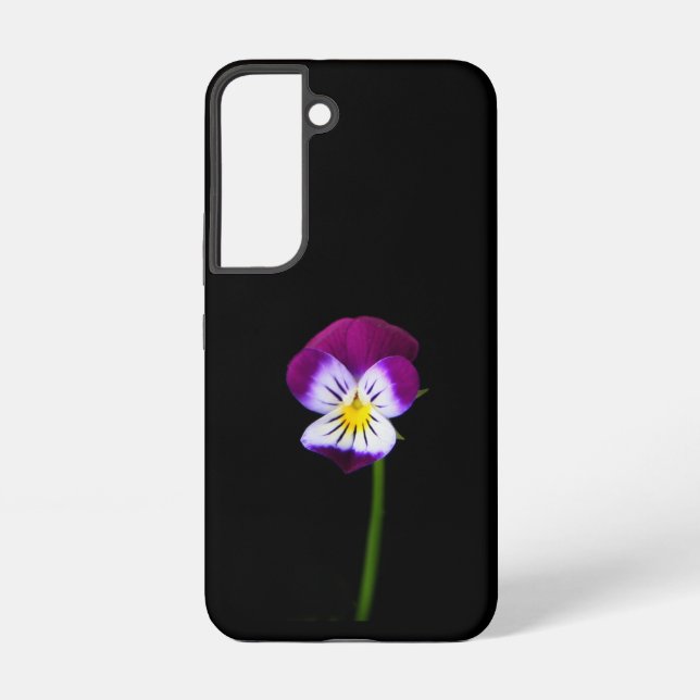 Violet Flower sgcna Samsung Galaxy S22 Case (Back)