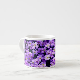 Violet Flowers Espresso Cup