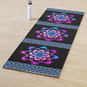 Violet Flowers Yoga Mat