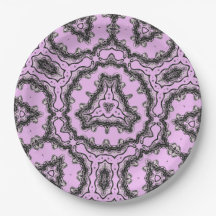 Violet Fluted Flower Kaleidoscope design