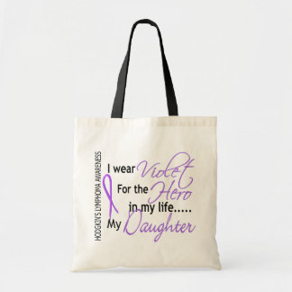 Violet For Hero 1 Hodgkins Lymphoma Daughter Tote Bag