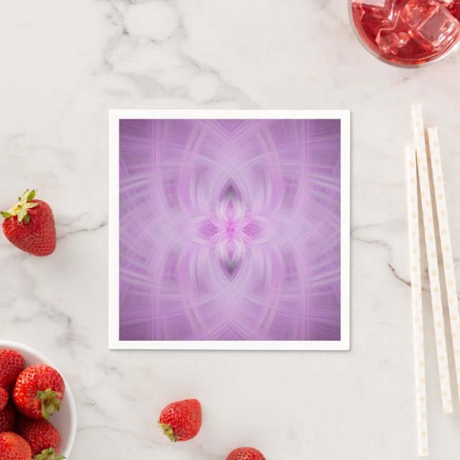 VIOLET -  Fractal Art - Napkin (Insitu)