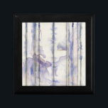 Violet Free Expression Watercolor Gift Box<br><div class="desc">This amazing free expression work by Jennifer Goldberger is a violet watercolor full of life. Black lines run vertically in the piece,  and violet drops extend out from them like waves in a lake. A wonderful print that would go well on a number of Zazzle products. Order yours today!</div>