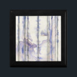 Violet Free Expression Watercolor Gift Box<br><div class="desc">This amazing free expression work by Jennifer Goldberger is a violet watercolor full of life. Black lines run vertically in the piece,  and violet drops extend out from them like waves in a lake. A wonderful print that would go well on a number of Zazzle products. Order yours today!</div>