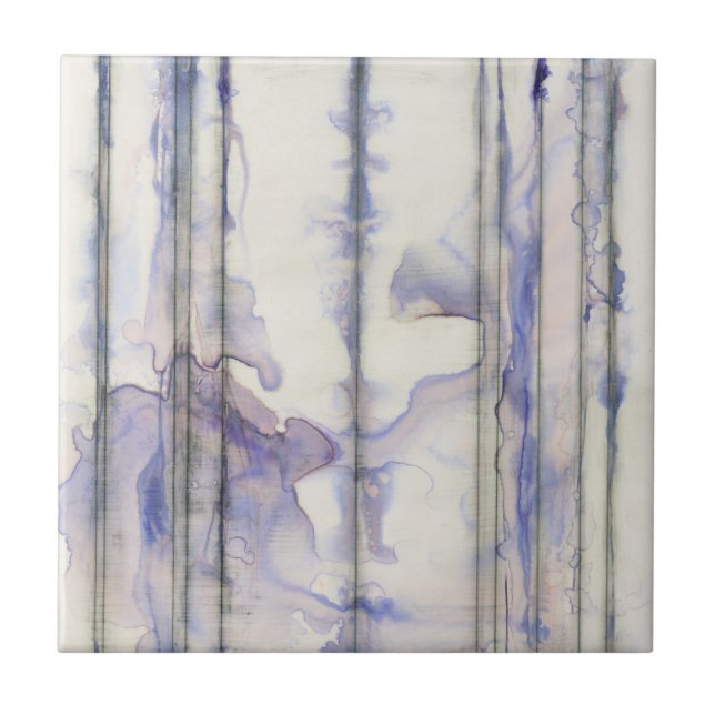 Violet Free Expression Watercolor Tile (Front)