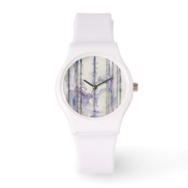 Violet Free Expression Watercolor Watch (Front)