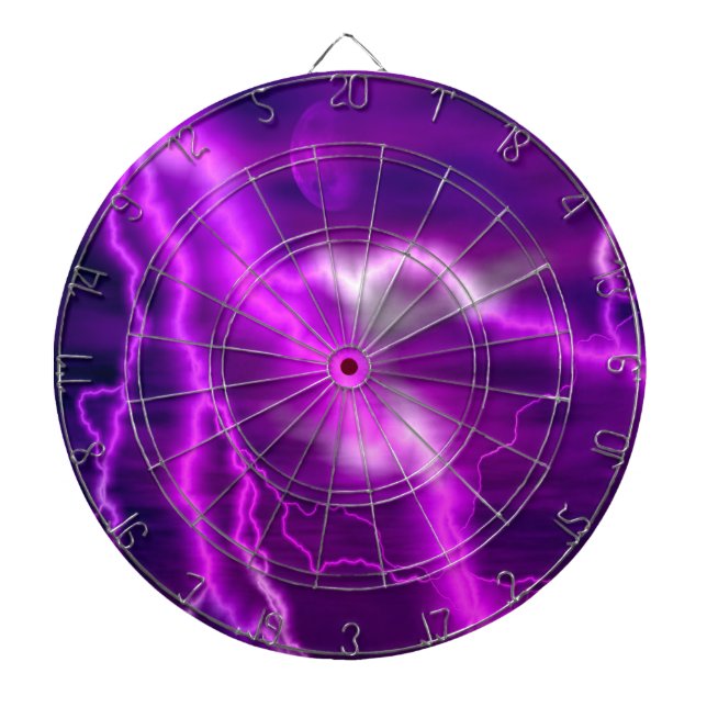 Violet Galaxy Dartboard (Front)