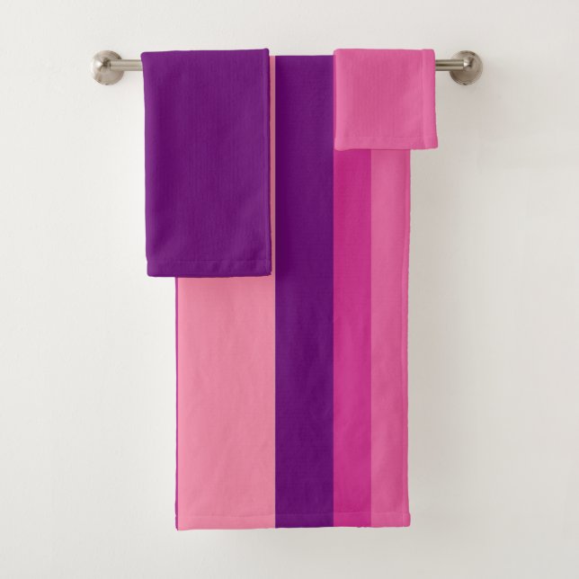 Violet Garden  Bath Towel Set (Insitu)