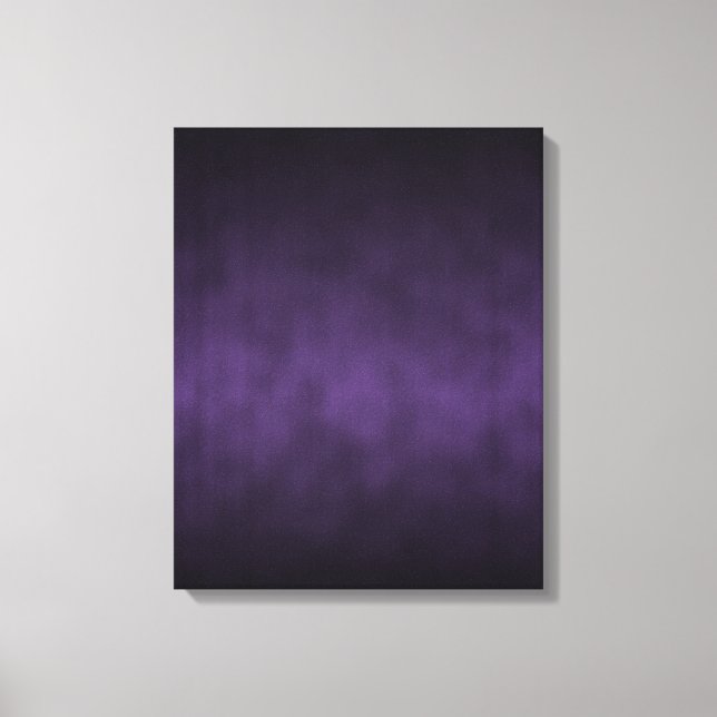 Violet Gothic Ombre Background Art Canvas Print (Front)