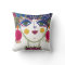 Violet - Gypsy Garden Girl Cotton Pillow