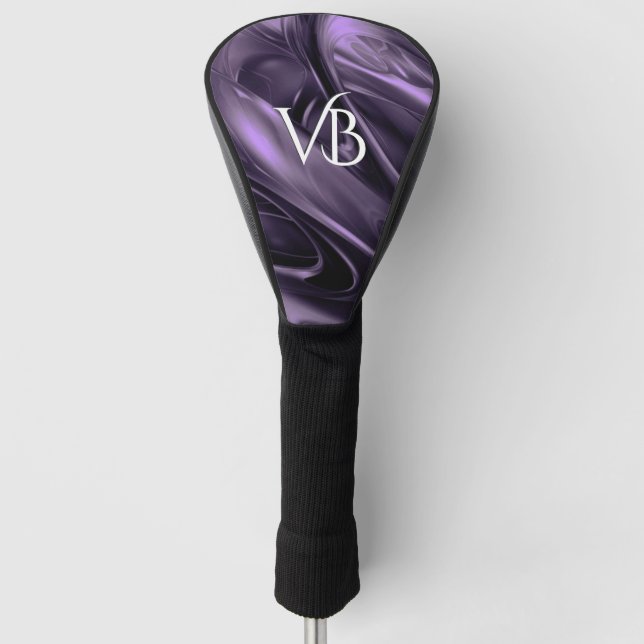 Violet Heaven Initial Golf Head Cover (Front)