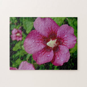 Violet Hibiscus Creative Flower Jigsaw Puzzle
