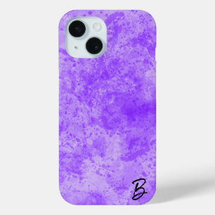 Violet Ink Mess Personalised Phone Case