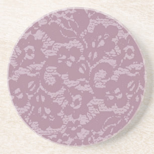 Violet lace coaster