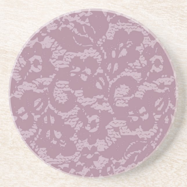Violet lace coaster (Front)