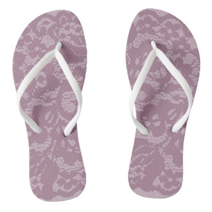 Violet lace jandals