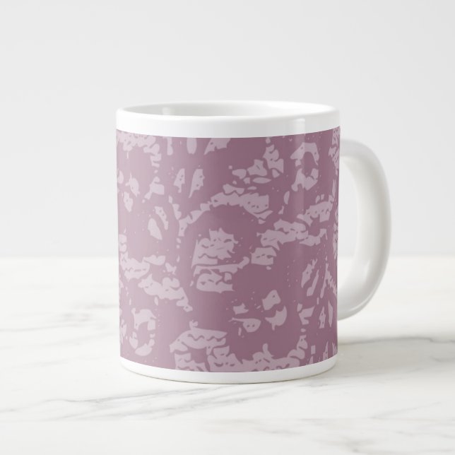 Violet lace large coffee mug (Front Right)