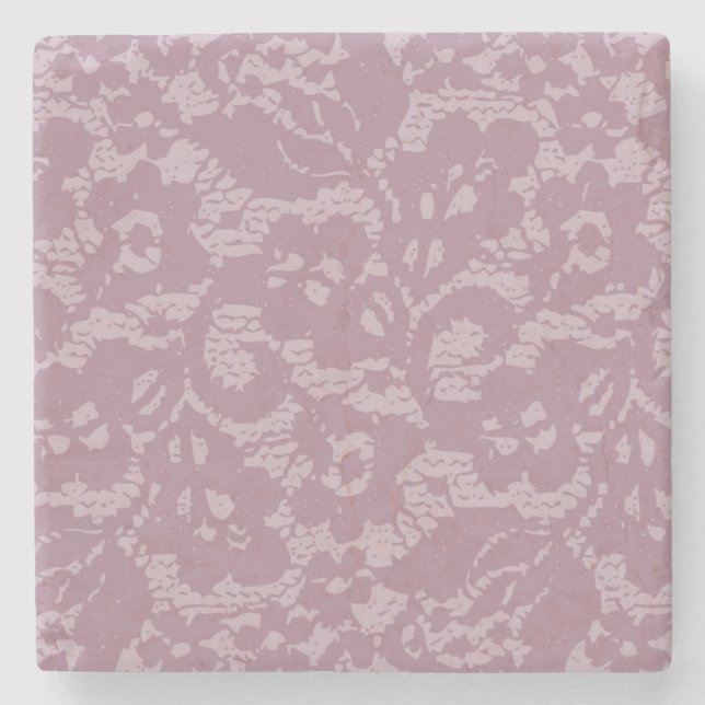 Violet lace stone coaster (Front)