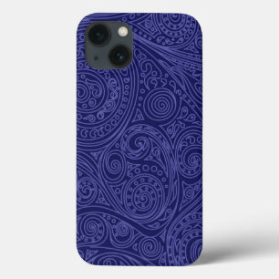 Violet & Lavender Spiral Pattern iPhone 13 Case