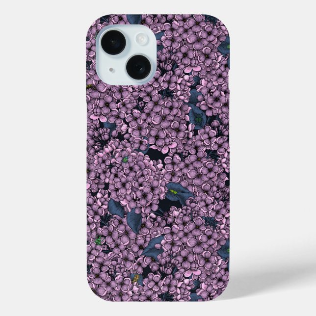 Violet Lilac garden Case-Mate iPhone Case (Back)