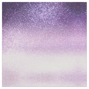 Violet Lilac Pastel Purple Triple Glitter Ombre Fabric