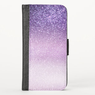 Violet Lilac Pastel Purple Triple Glitter Ombre Case