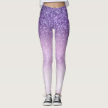 Violet Lilac Pastel Purple Triple Glitter Ombre Leggings<br><div class="desc">This girly and chic design is perfect for the girly girl. It depicts faux printed sparkly triple sparkly glitter ombre gradient of violet purple, lilac purple, and pastel purple. It's pretty, modern, trendy, and unique. ***IMPORTANT DESIGN NOTE: For any custom design request such as matching product requests, color changes, placement...</div>