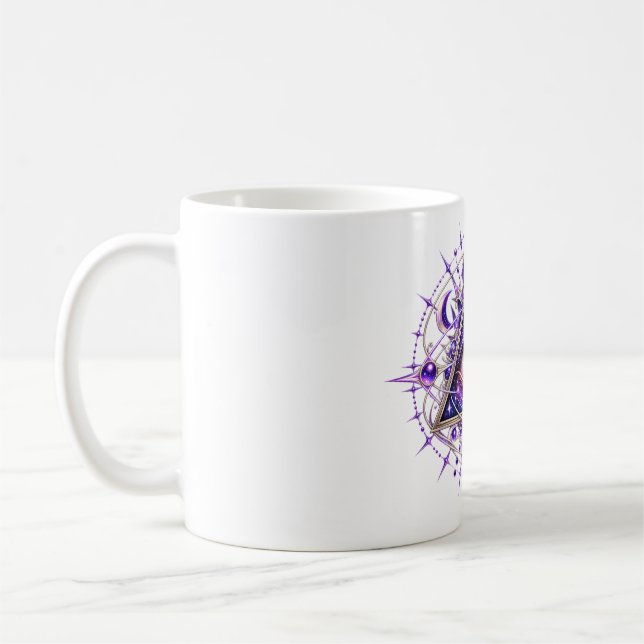 Violet Lunar Eye Coffee Mug (Left)