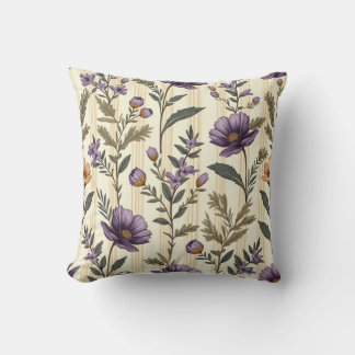 Violet Meadow Cushion