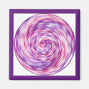 Violet Meditation Magnet