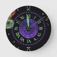 Violet Midnight Clock