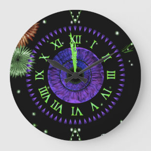 Violet Midnight Clock