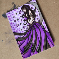 Violet Moon Goddess Belly Dancer